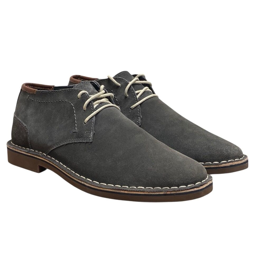 Kenneth Cole Reaction Men's Sz 10.5 M Desert Wind Grey Suede oxford